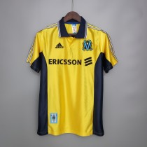 98-99 Marseille Yellow Retro Jersey/98-99马赛黄色