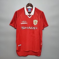 99-00 Manchester United Home Retro Jersey/99-00曼联主场,欧冠版