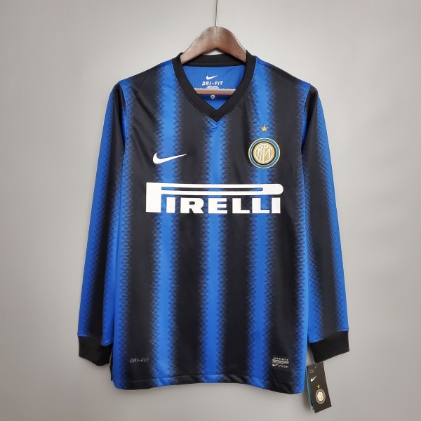 10-11 Inter Milan Home Long Sleeve Retro Jersey