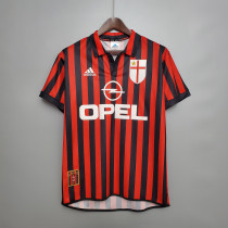 99-00 AC Milan Centenary Home Retro Jersey/99-00AC 米兰百年主场