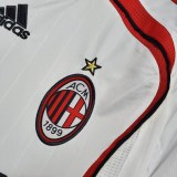 2006 AC Milan Away UEFA Champions League Long Sleeve Retro Jersey