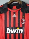 2008 AC Milan Home Retro Jersey/2008 AC米兰主场