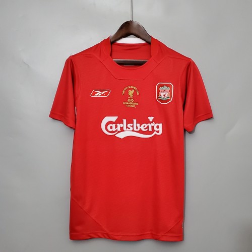 2005 Liverpool Home Champions League Retro Jersey/2005 利物浦主场欧冠版
