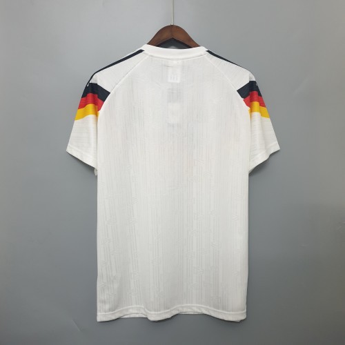 1990 Germany White Retro Jersey/1990 德国白色