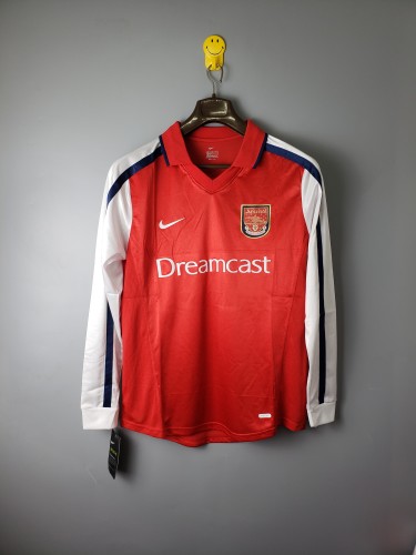 2000 Arsenal Home Long Sleeve Retro Jersey/2000 阿森纳主场长袖