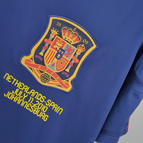2010 Spain Away  Retro Jersey