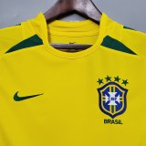2002 Brazil Home Retro Jersey/2002巴西主场