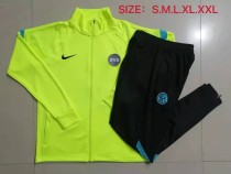 21-22 Inter Milan Neon Green Jacket Suit