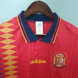 1994 Spian Home Retro Jersey/1994 西班牙主场