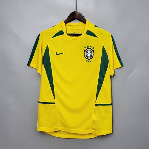 2002 Brazil Home Retro Jersey/2002巴西主场