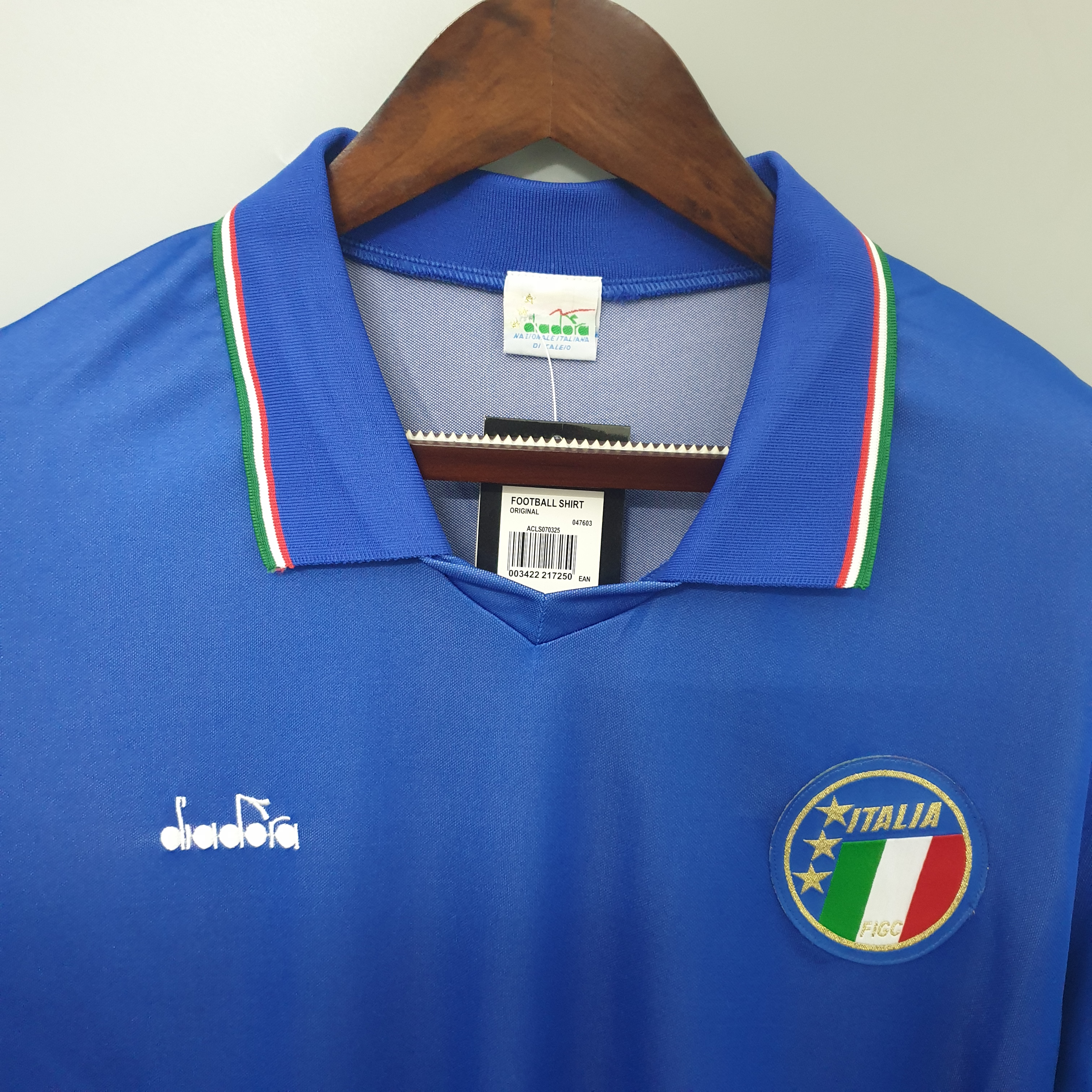 ITALY NATIONAL TEAM 1986/1990 FOOTBALL SHIRT JERSEY HOME DIADORA ORIGINAL  SIZE M