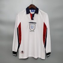 1998 England Home Long Sleeve Retro Jersey/1998 英格兰主场长袖