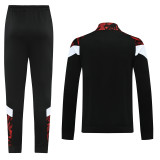 21-22 New AC Milan Red-Black Jacket Suit