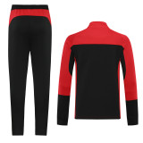 21-22 AC Milan Red-Black Jacket Suit