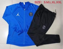 21-22 PSG Jordan Blue Jacket Suit