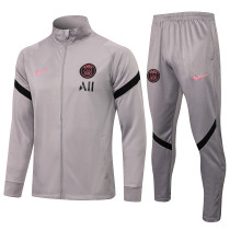 21-22 PSG-Jordan Grey Jacket Suit