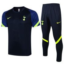 21-22 Tottenham Hotspur Blue Short Sleeve Suit