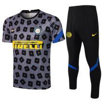 21-22 Inter Milan Grey Short Sleeve Suit