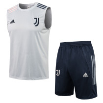 21-22 Juventus Gray Vest Suit