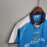 99-01 Manchester City Home Retro Jersey/99-01 曼城主场