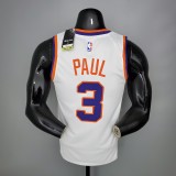 PAUL#3 Phoenix Suns White NBA Jersey S-XXL