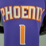 BOOKER#1 Phoenix Suns Purple NBA Jersey S-XXL