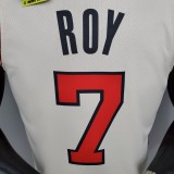 ROY#7 Portland Trail Blazers Beige NBA Jersey S-XXL