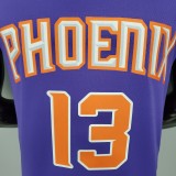 NASH#13 Phoenix Suns Purple NBA Jersey S-XXL