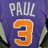 PAUL#3 Phoenix Suns Purple NBA Jersey S-XXL