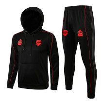 21-22 Arsenal Black Hoodie Suit