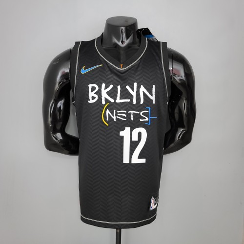 New Brooklyn Nets HARRIS#12 City Edition Black