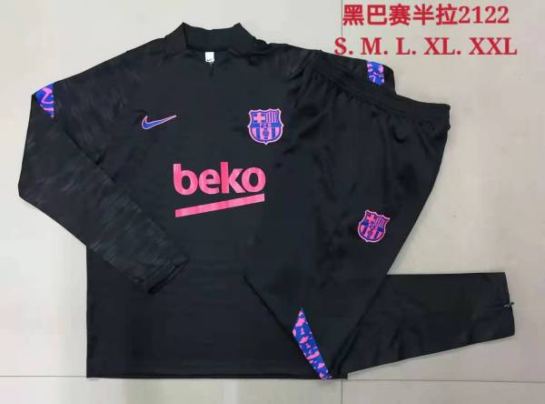 21-22 Barcelona Black Training suit