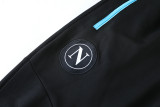 21-22 Napoli black blue Short sleeve training Suit（cropped pants）