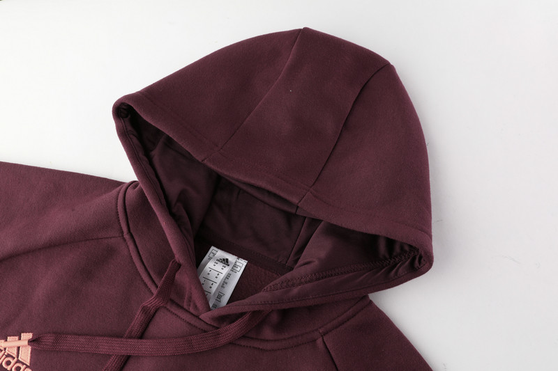 21-22 Manchester United purplish Red Hoodie