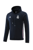 21-22 Real Madrid Dark Blue Hoodie