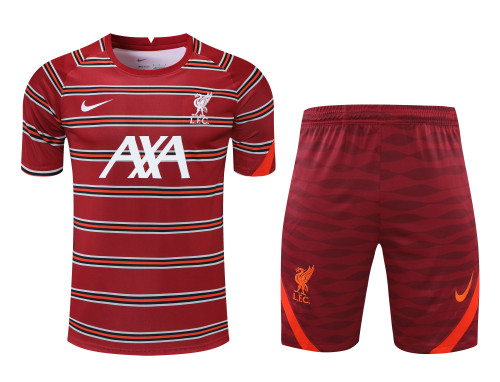 21-22 Liverpool Red Short Sleeve Suit(With short)