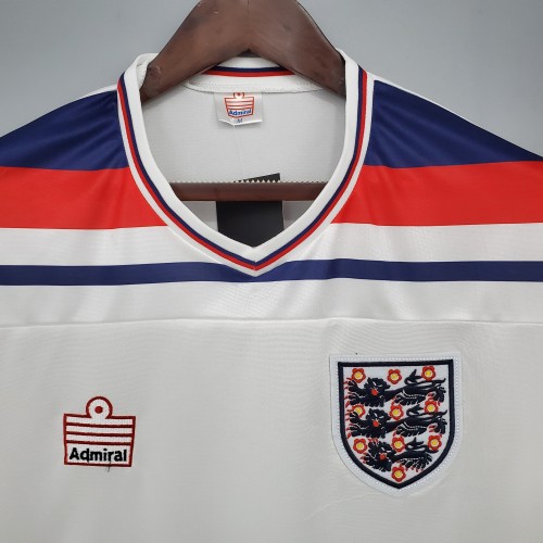 1982 England Home White Retro Jersey/1982 英格兰主场