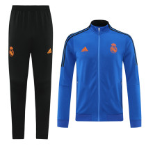 21-22 Real Madrid Blue Jacket Suit
