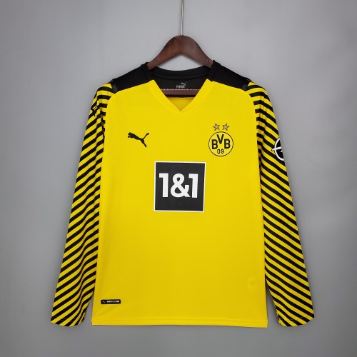 21-22 Dortmund Home Long Sleeve Jersey