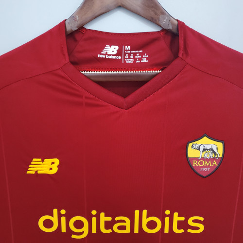 21-22 Roma Home Fans Jersey