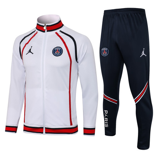 21-22 PSG Jordan White Jacket Suit