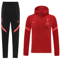21-22 Liverpool Red Hoodie Suit