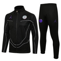 21-22 PSG Jordan Black Jacket Suit