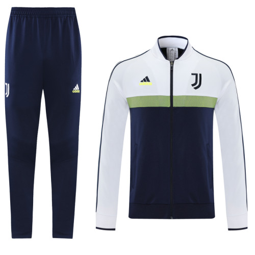 21-22 Juventus White-Blue Jacket Suit