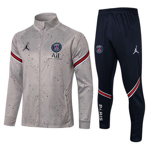21-22 PSG Jordan Gray Jacket Suit