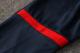21-22 Barcelona Blue-Red-Black Jacket Suit