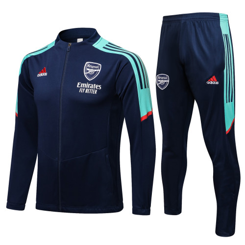 21-22 Arsenal Blue Jacket Suit