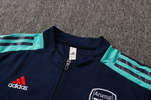 21-22 Arsenal Blue Jacket Suit