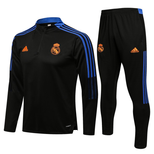 21-22 Real Madrid Black Training suit