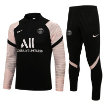 21-22 PSG Black-pink Training suit